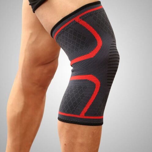 1PCS Elastic Sports Leg Knee Support Brace Wrap Protector Leg Compression Safety Pad Hiking Cycling Running Fitness Knee Pad