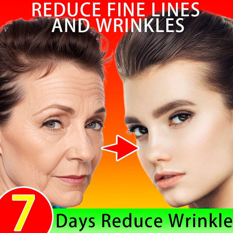 Effective Anti-Ageing And Anti-Wrinkle Facial Serum To Remove Facial Wrinkles Fine Lines Around The Eyes Crow&#39;s Feet Neck Wrinkl