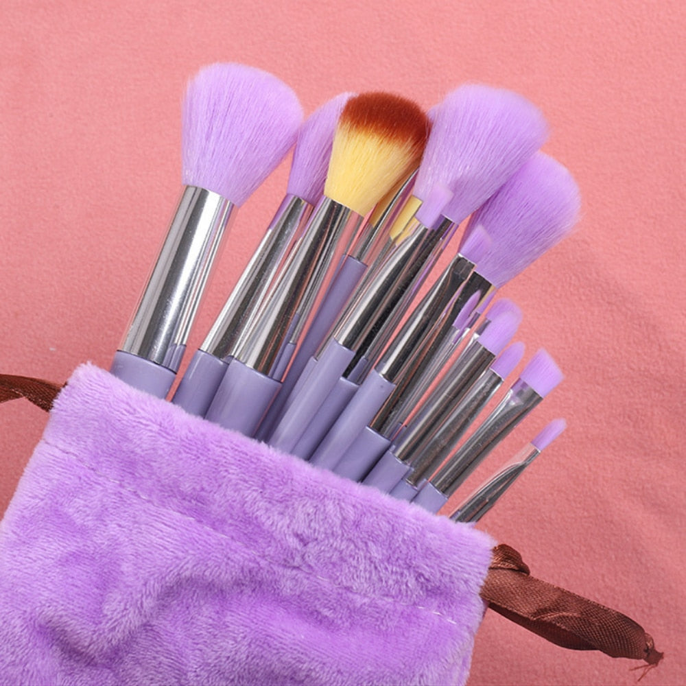 Makeup Brush 13 PCs Set Make Up Concealer Brush Blush Powder Brush Eye Shadow Highlighter