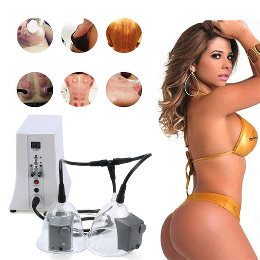 Butt Lifting Buttocks And Breast Enlargement Machine Pressotherapy Vacuum Suction Chest Buttock Lift Cups Pump Therapy Device